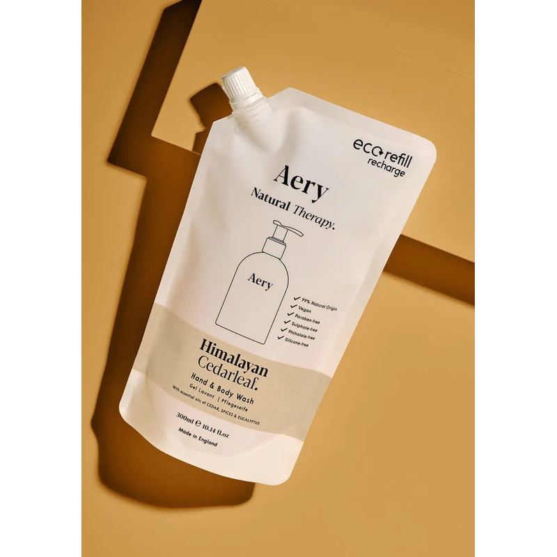 Himalayan Cedarleaf Hand & Body Wash Refill – Cedar Patchouli and Lemon – Aery Living