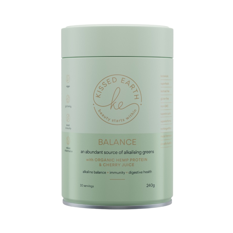 Kissed Earth Balance – Alkalising Organic Greens 240g