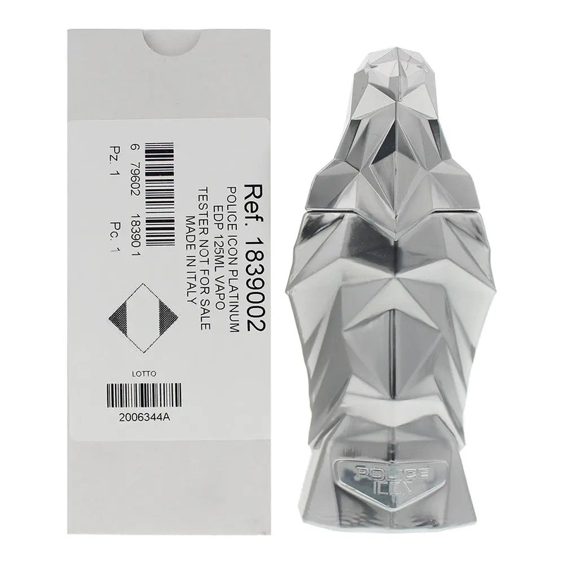 Police Icon Platinum Tester Eau De Parfum 125ml
