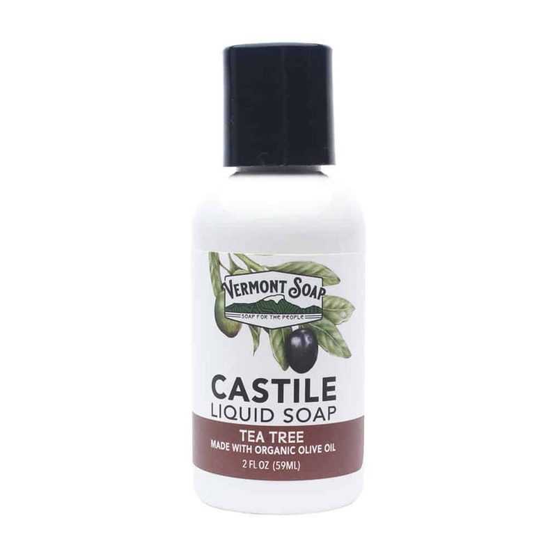 Tea Tree Castile Liquid Soap – Vermont Soap 33oz / 1 Ltr
