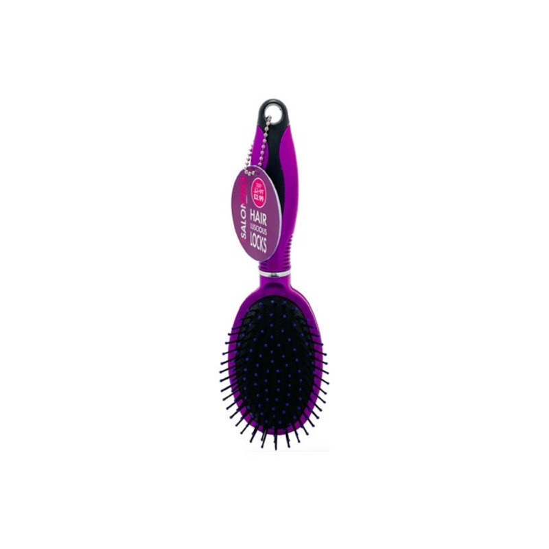 Beauty SalonPro Purple Metallic Cushion Brush BEAU177