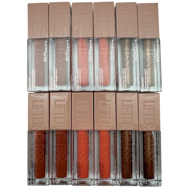 Maybelline Lifter Gloss Lip Gloss Assorted – Wholesale 12 Units (MLIFASS)