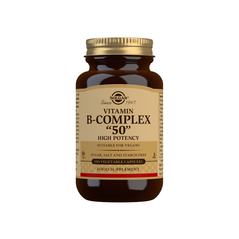Vitamin B-Complex “50” High Potency 100 capsules