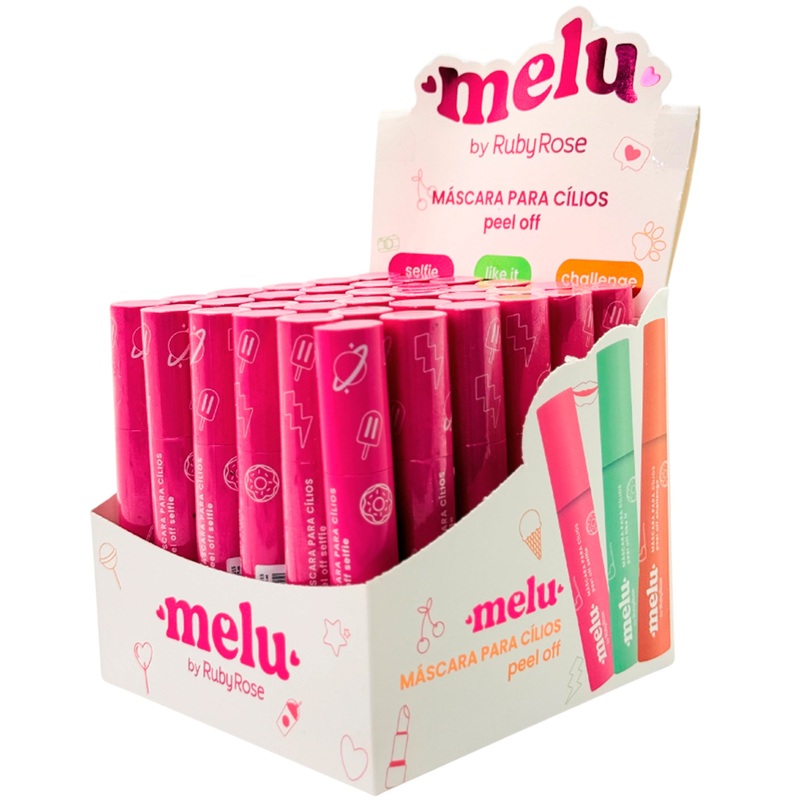 Ruby Rose Melu Peel Off Selfie Mascara – Wholesale Display 36 Units (HB-515)