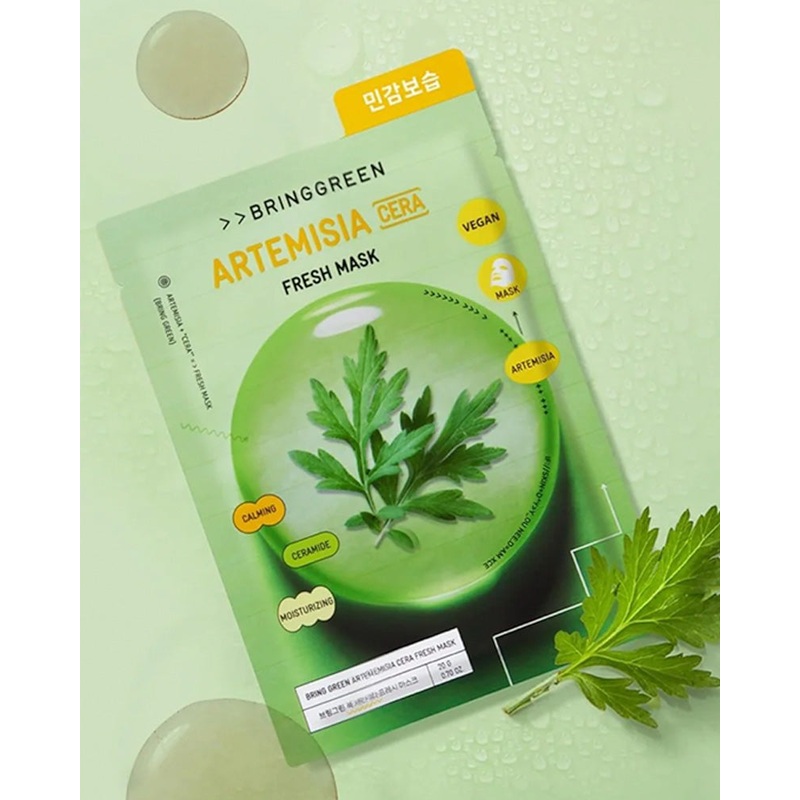 BRING GREEN Artemisia Cera Fresh Mask Sheet