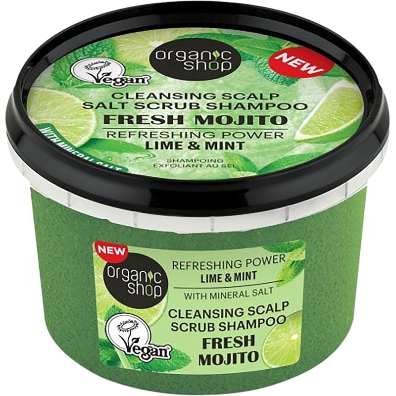 Fresh Mojito | Cleansing Scalp Salt Scrub Shampoo