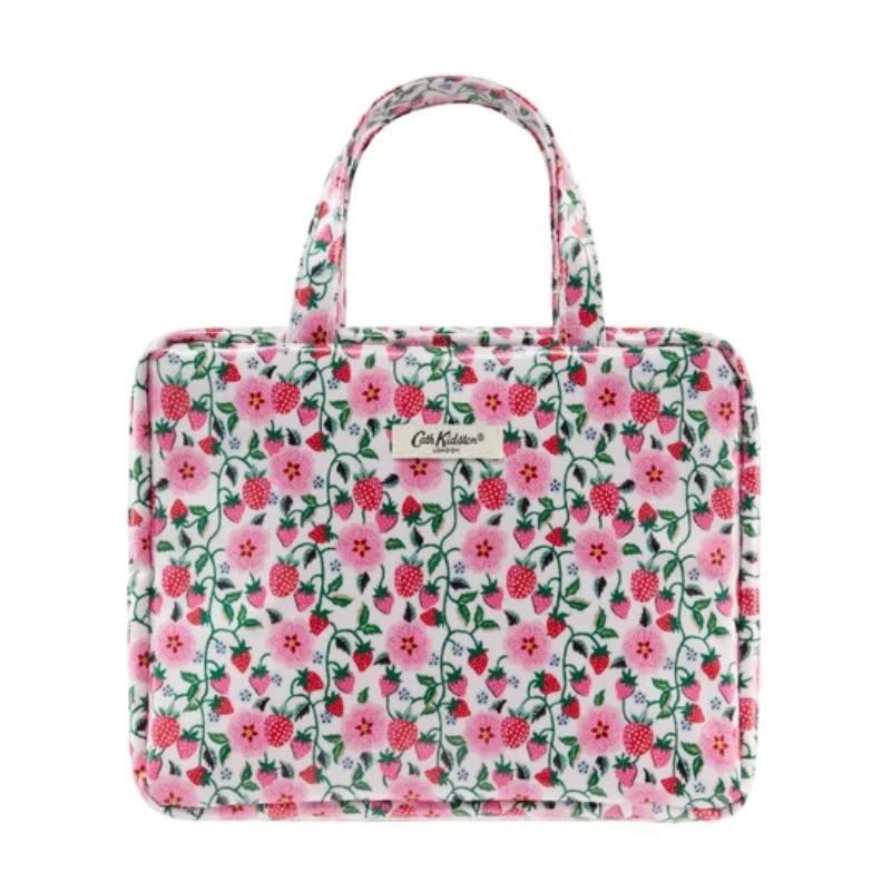 Heathcote & Ivory  Wash Bag With Handles – Strawberry
