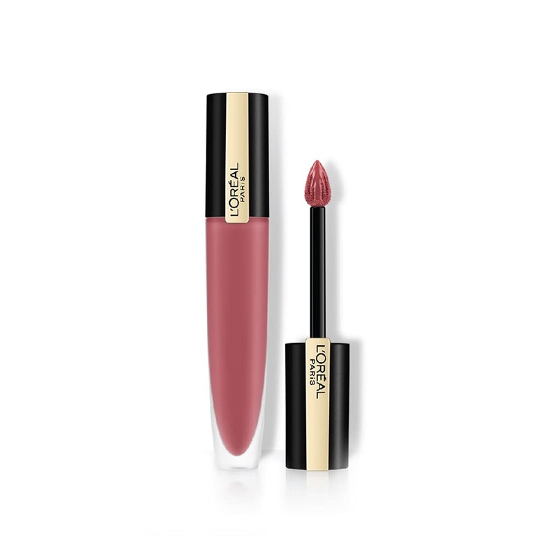L’Oreal Paris Rouge Signature Matte Metallic Liquid Lipstick 121 I Choose