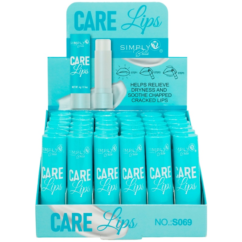 Simply Bella Care Lips – Wholesale Display 36 Units (S069)