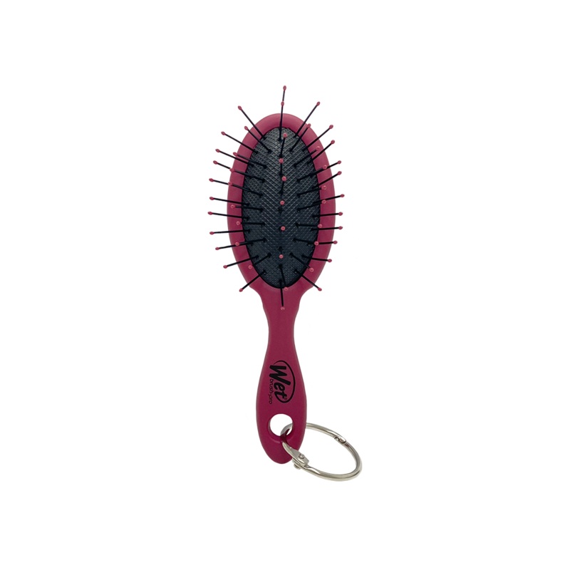 Wet Brush Mini Detangler With Key Chain Red
