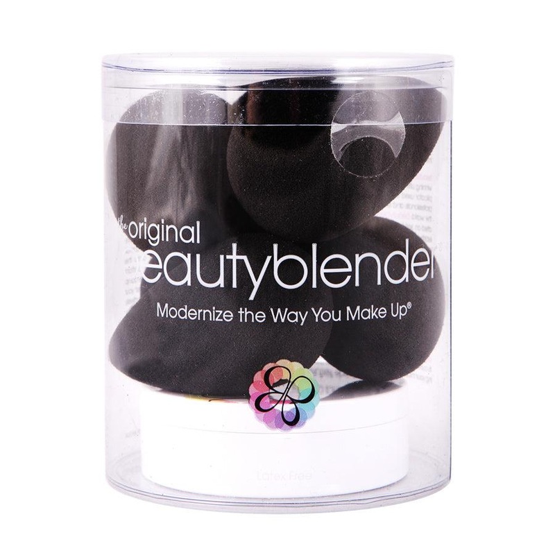 Beautyblender Pro BLACK Pack (6 Blenders + 1 Solid Cleanser)