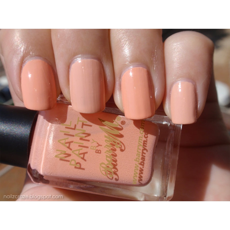 Barry M Nail Paint Peach Melba