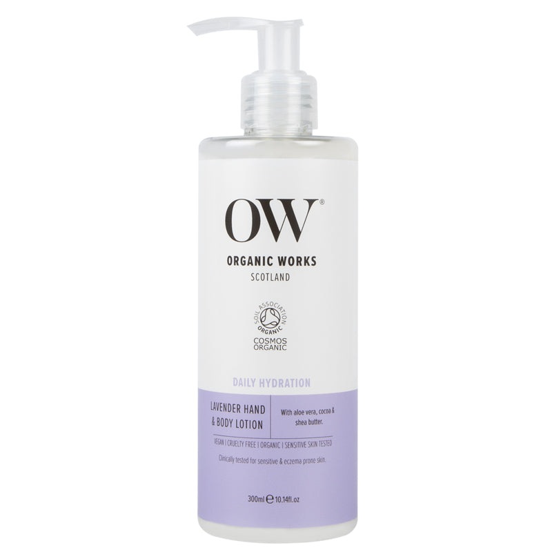 Organic Works Lavender Hand & Body Lotion 300ml