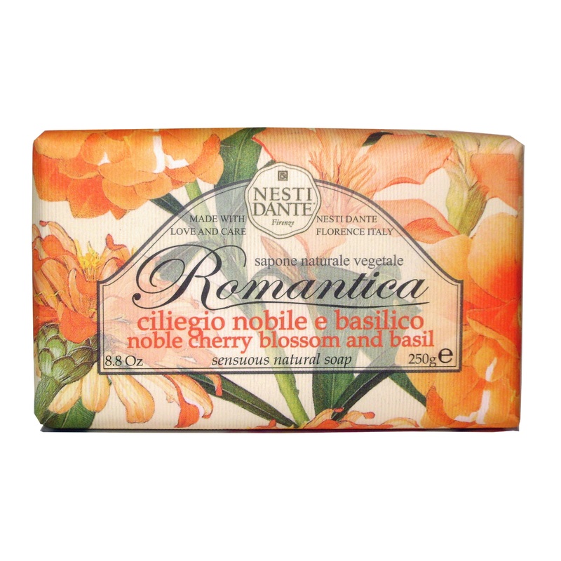 Romantica Cherry Blossom Basil Soap 250g
