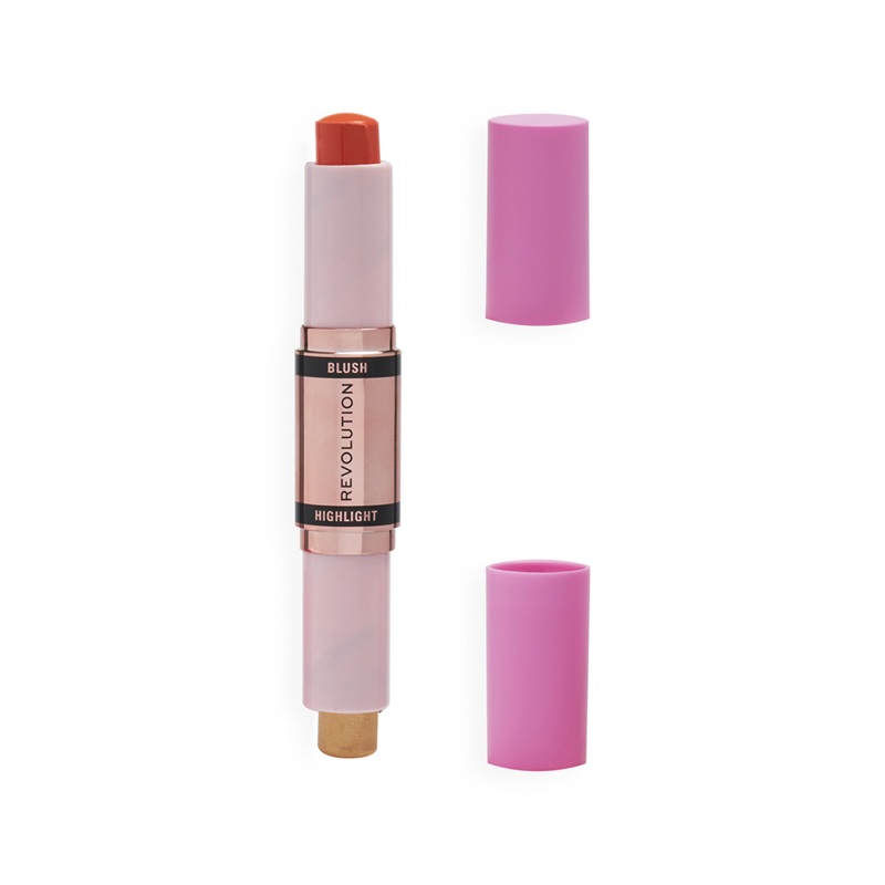 Revolution Blush & Highlight Stick Coral