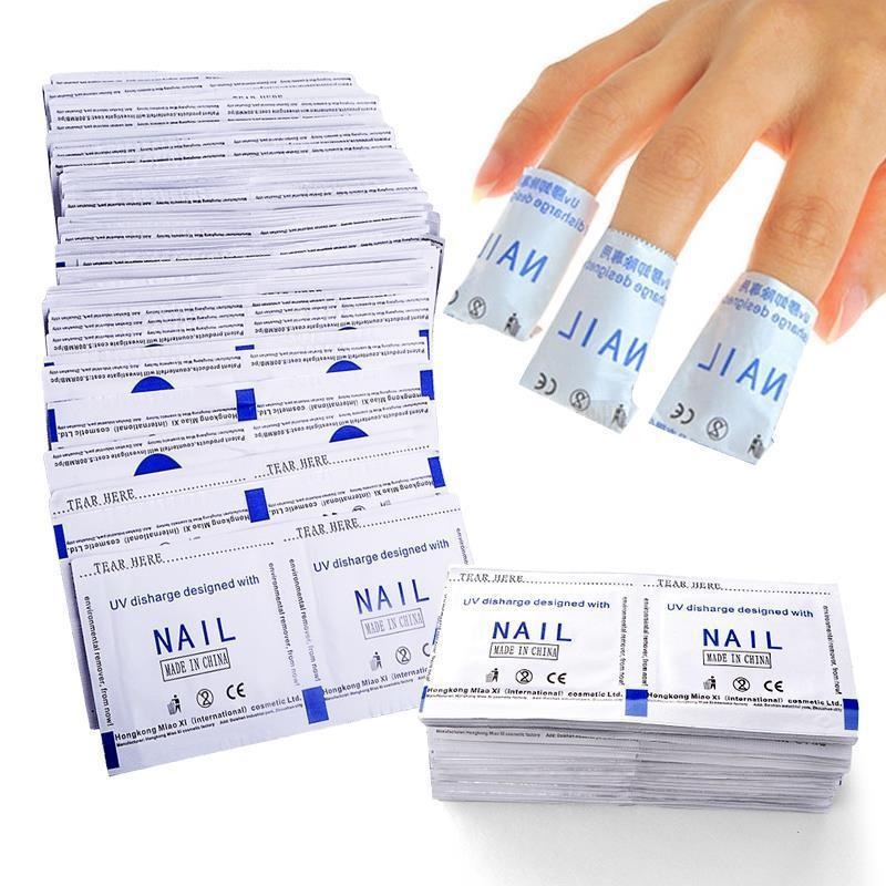 Gel Nail Polish Foil Removal Wraps  Easy, Safe & Salon-Quality Removal with Free UK Delivery 20 Wraps
