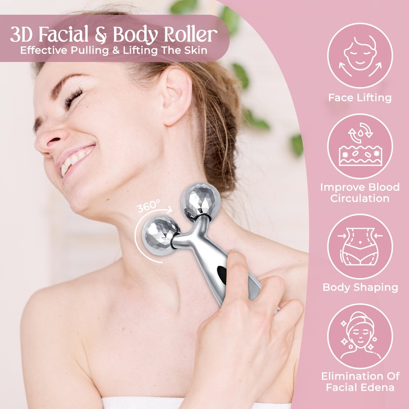 Glamza 3D Body & Facial Massage Roller