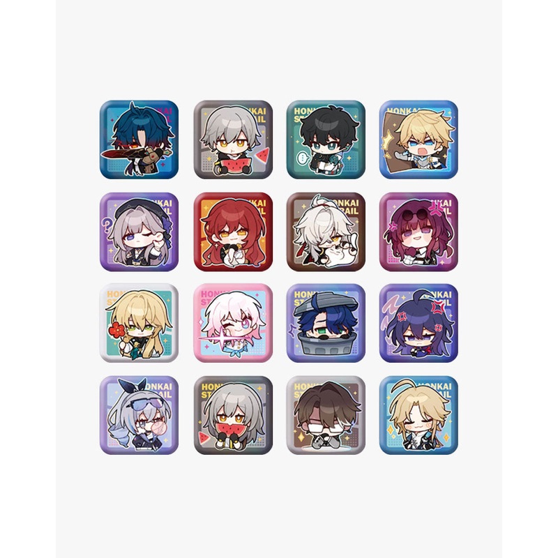 Honkai: Star Rail Pom-Pom Gallery Series Square Badge Blade