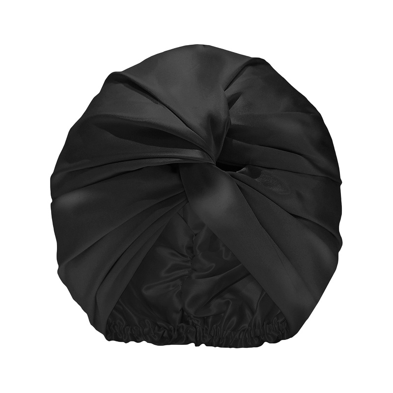 Pure Silk Turban – Black 1 Unit
