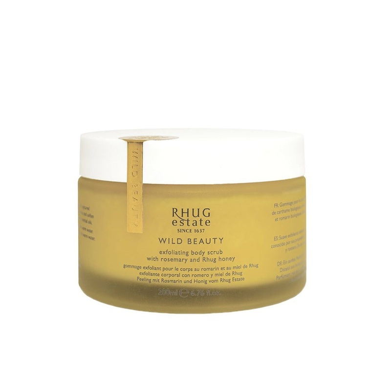 Exfoliating Body Scrub With Rosemary And Rhug Honey 150ml