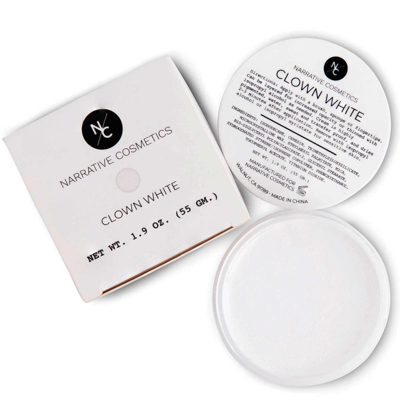 Narrative Cosmetics Quick Drying Clown White Cream Makeup