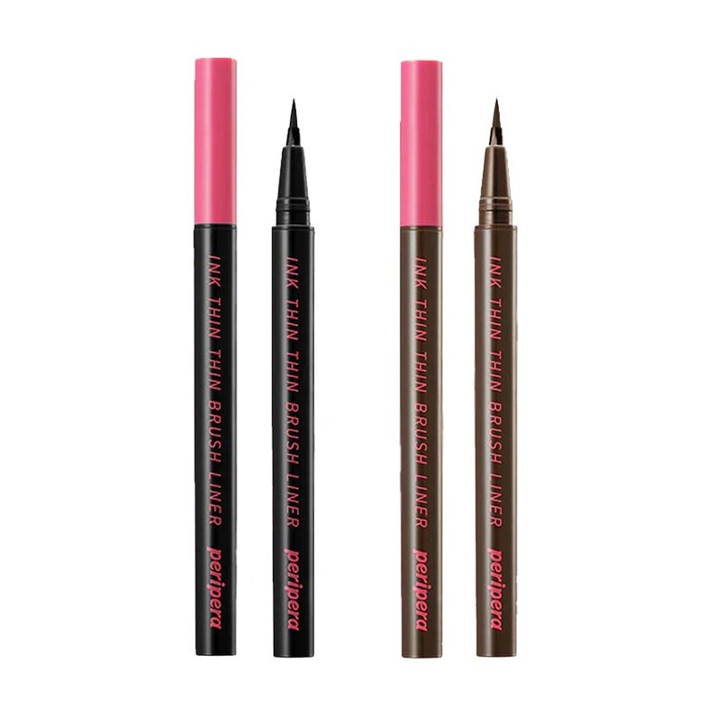 peripera Ink Thin Thin Brush Liner 2 Colors 01 Black Noir