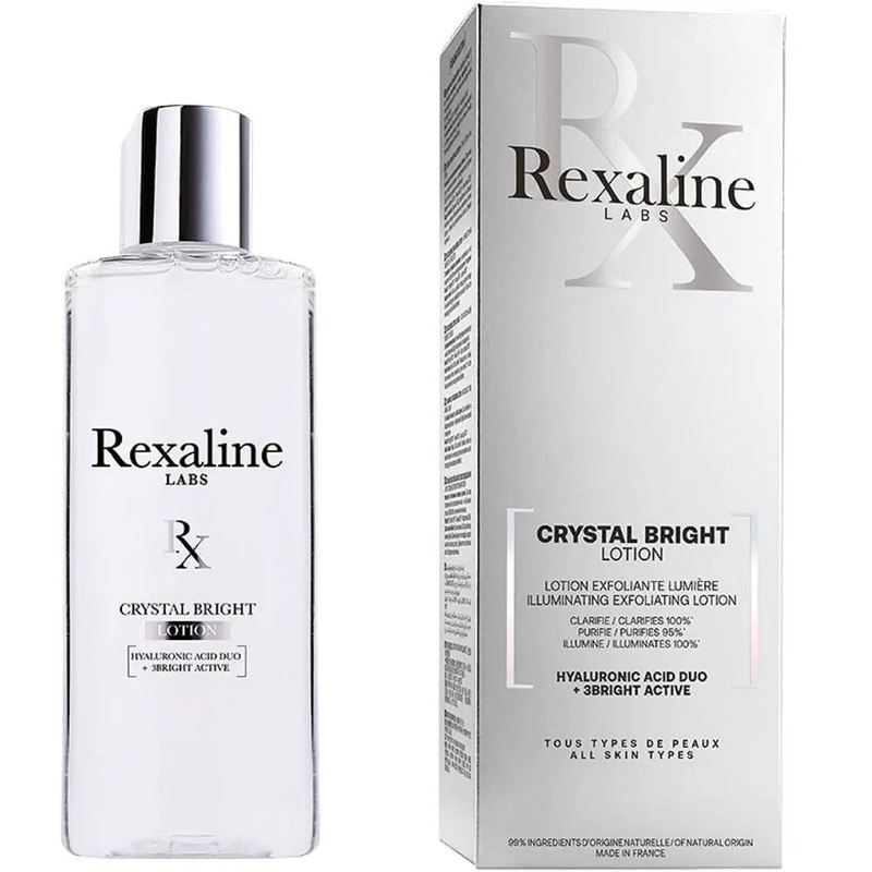 Rexaline Labs Crystal Bright Illuminating Exfoliating Lotion 150ml All Skin Types