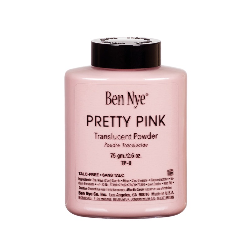 Ben Nye Pretty Pink Classic Translucent Face Powder 1.2 oz (TP-89)