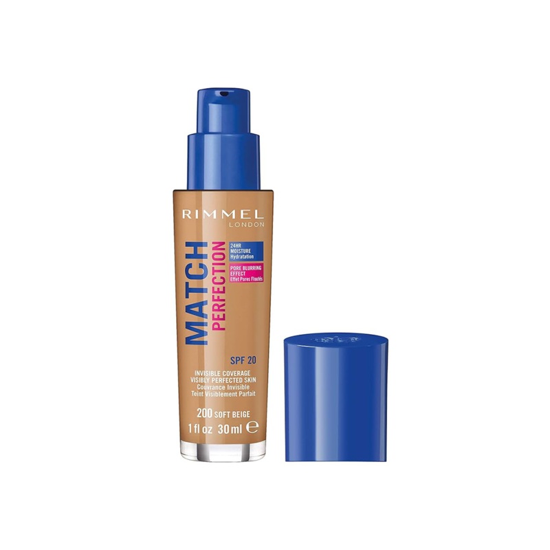 Rimmel Match Perfection SPF 20 Foundation 200 Soft Beige