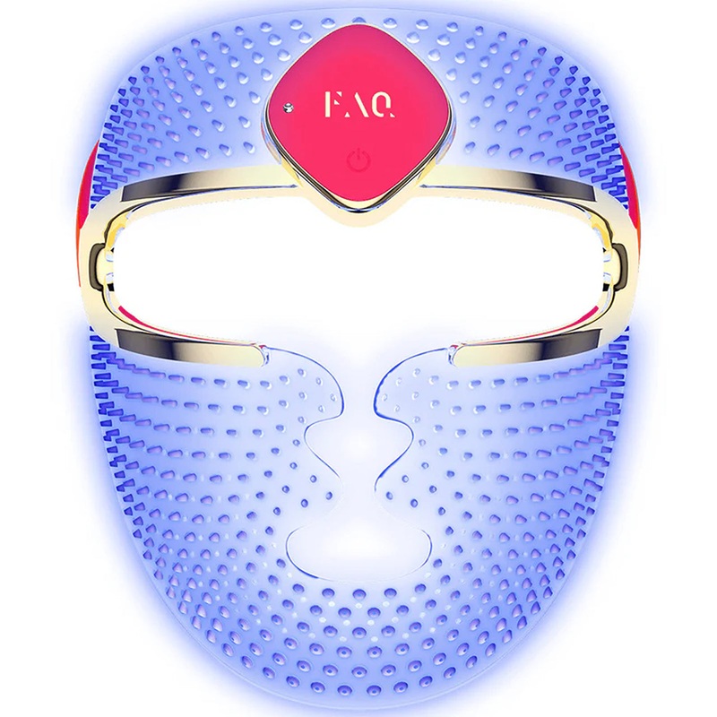 FAQ 201 Silicone Near-Infrared And Red Light Therapy Led Face Mask 1 Item