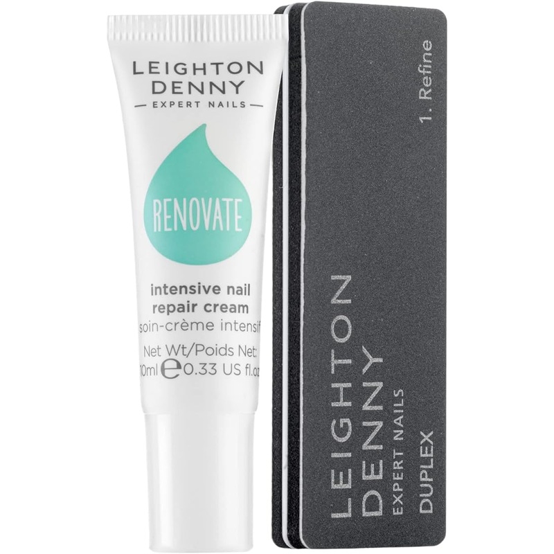 LEIGHTON DENNY Renovate Nail Repair Cream 10ml & Buffer