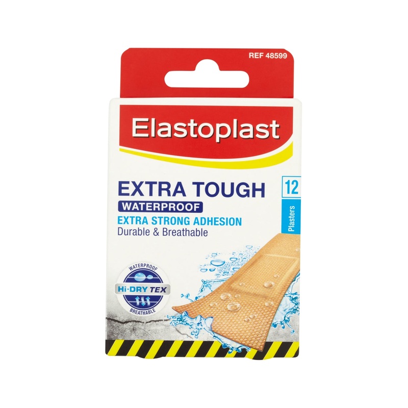 Extra Tough Waterproof Plasters 12 units