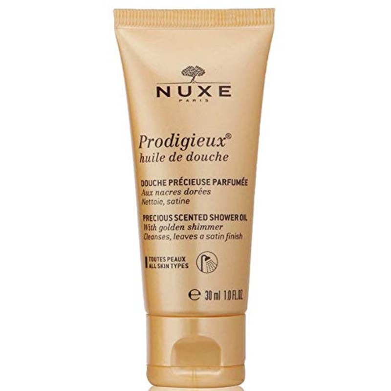 NUXE – Prodigieux Huile De Douche Scented Shower Oil Golden Shimmer – 30ml Travel Size