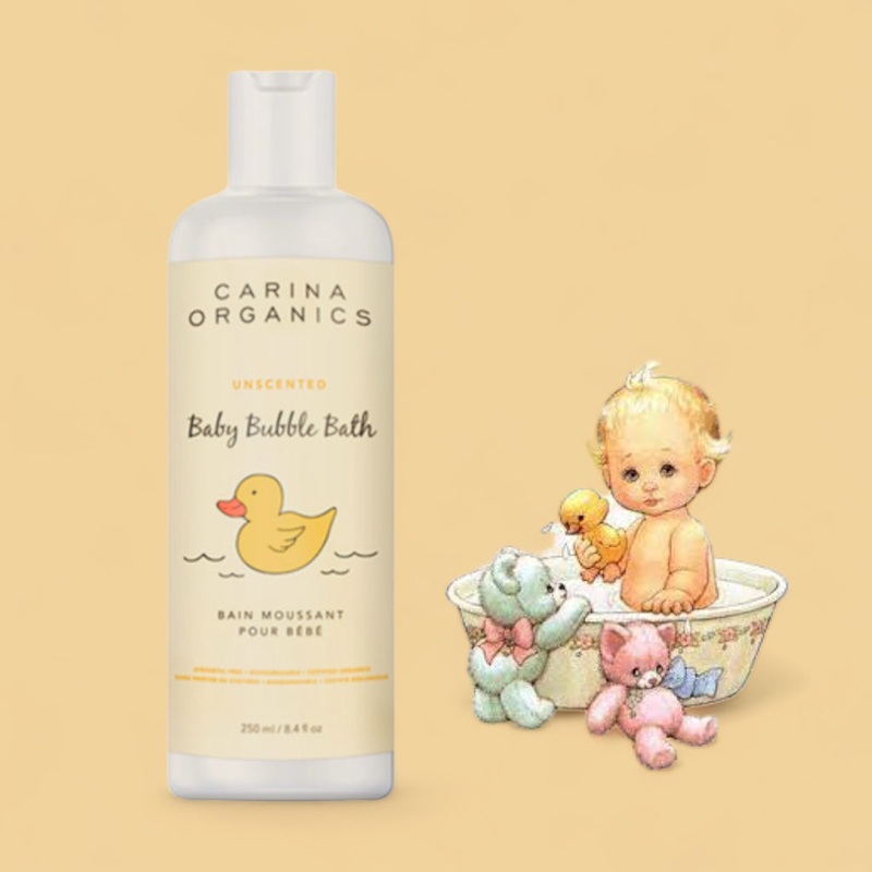 Baby Bubble bath Unscented 250ml – Carina Organics