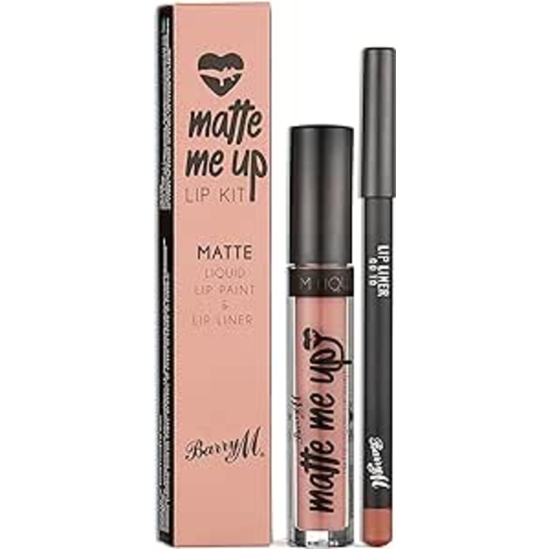 Barry M Matte Me Up Liquid Lip Kit Go To