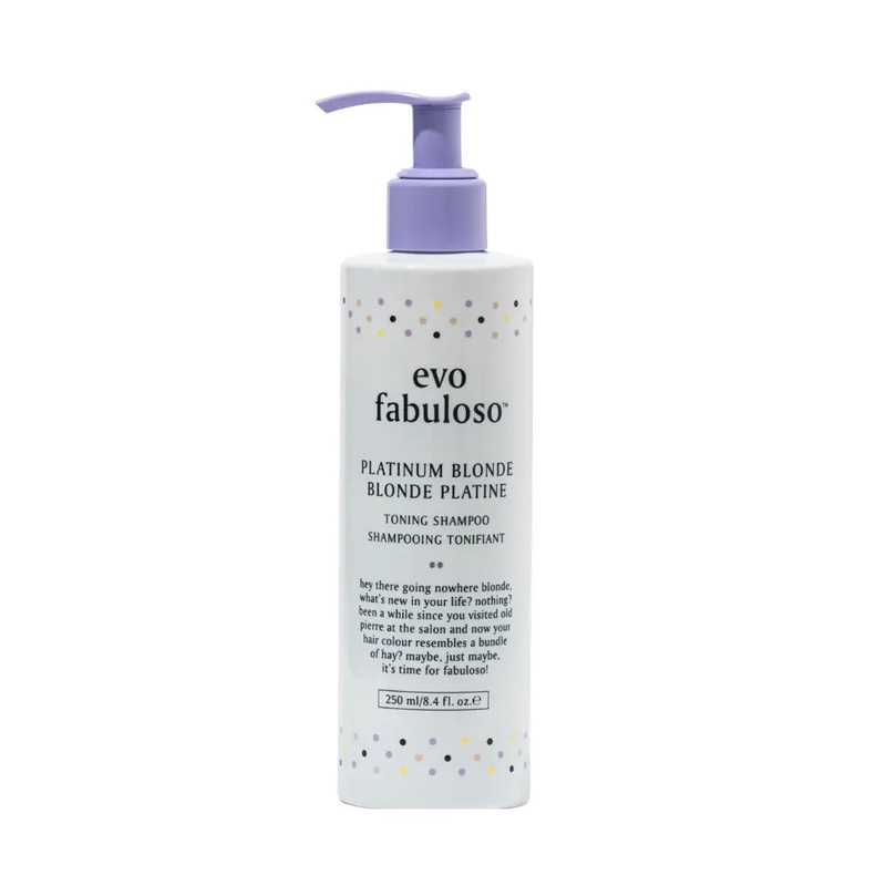 Evo Fabuloso Platinum Blonde Toning Shampoo 250ml