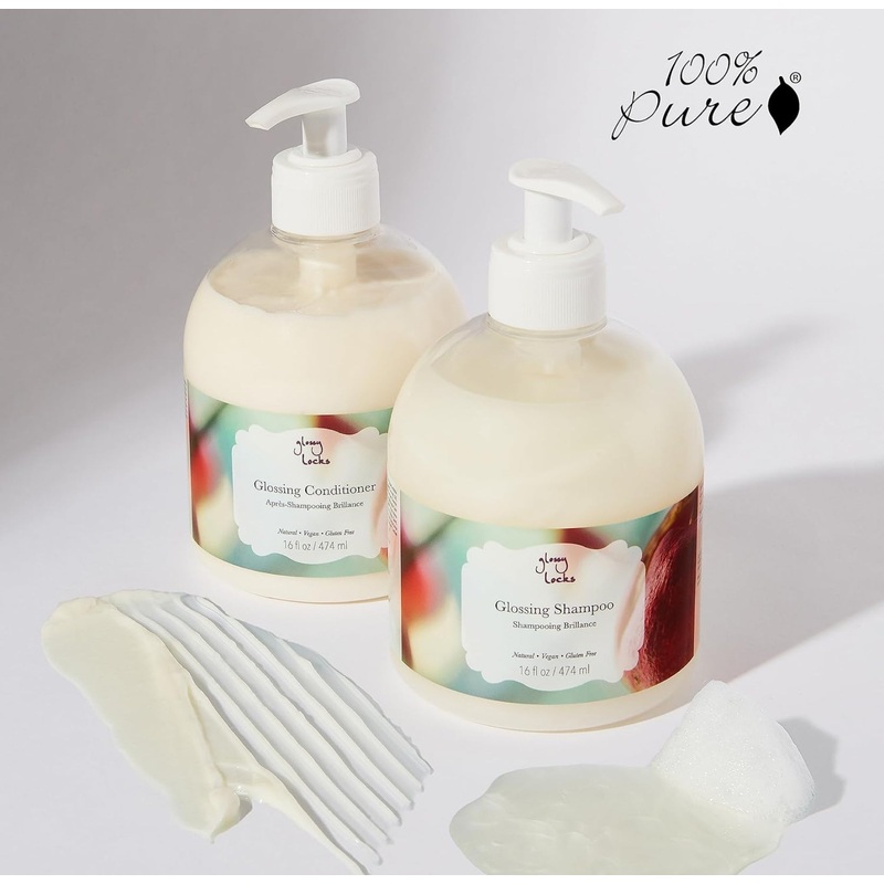 Glossy Locks Glossing Shampoo – 100% Pure 13.5oz 400ml