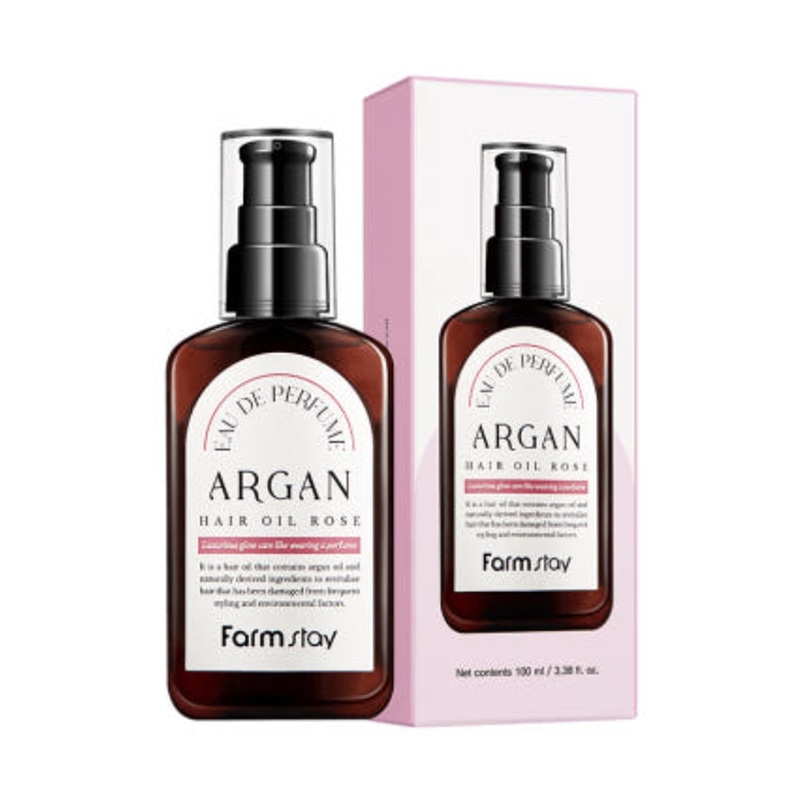 Farmstay Eau de Perfume Argan Hair Oil Rose 100ml