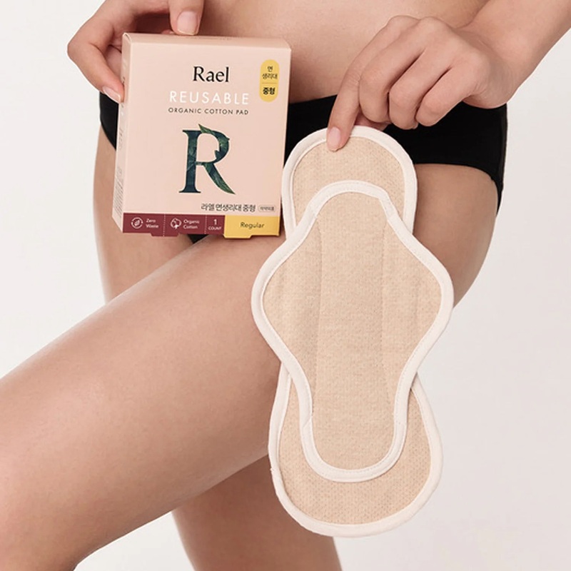 Rael Reusable Organic Cloth Menstrual Pad  Overnight