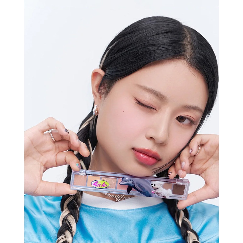 peripera All Take Mood Palette Maltese Ver. #Bravo Pink Puppy