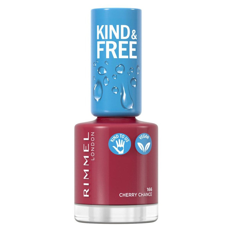 Rimmel London Kind & Free Nail Polish 166 Cherry Chance