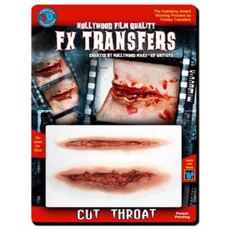 Tinsley Transfers Cut Throat – 3D FX Transfers Medium