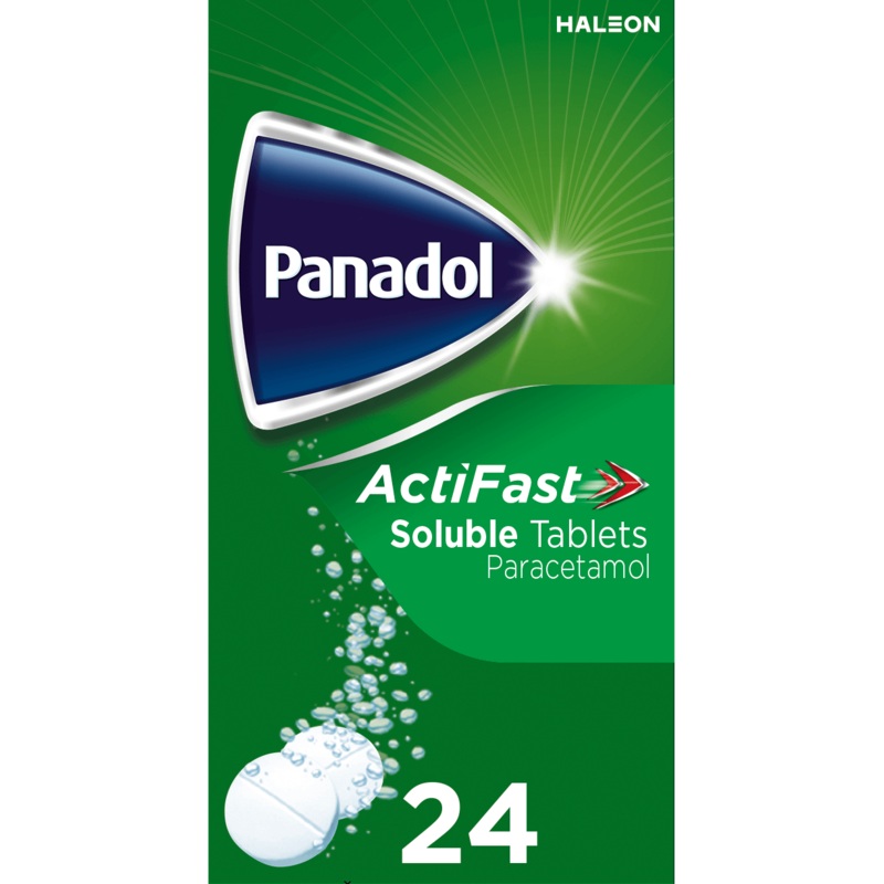 Actifast Paracetamol 24 Soluble Tablets