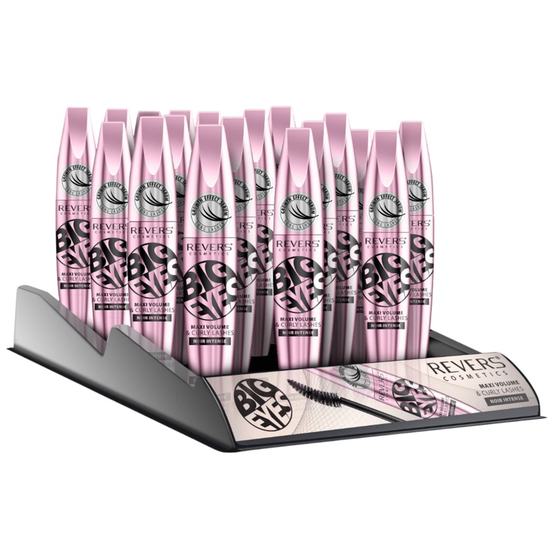 Revers Cosmetics Mascara Big Eyes – Wholesale Display 12 Units (RVMASBIG)