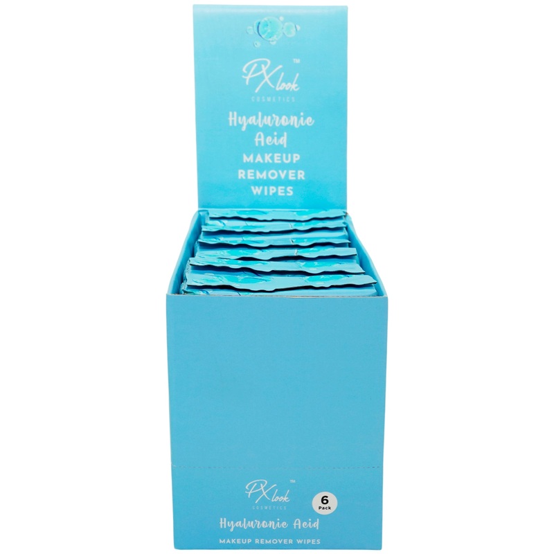 Px Look Makeup Remover Wipes Hyaluronic Acid – Wholesale Display 6 Units (N-201-10)