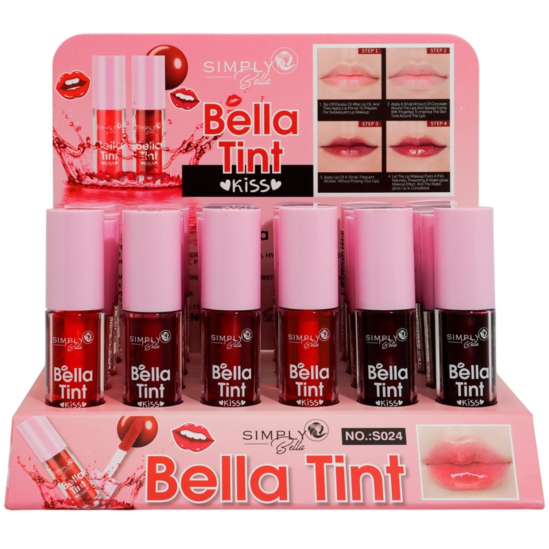 Simply Bella Bella Lip Tint – Wholesale Display 24 Units (S024)