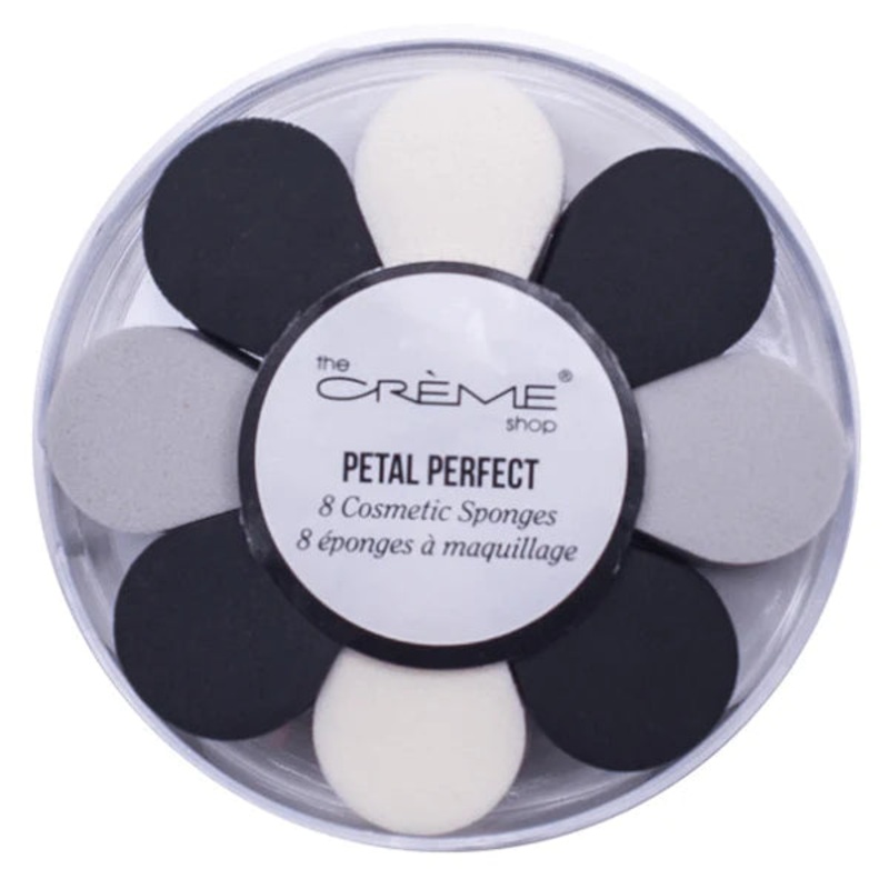 The Creme Shop Petal Perfect 8 Cosmetic Sponges Black