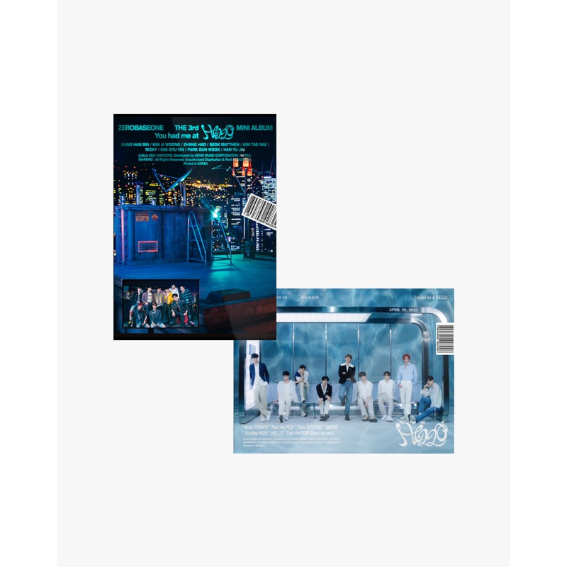 ZEROBASEONE – 3RD MINI ALBUM [You had me at HELLO] (2 Versions) ECLIPSE Ver.