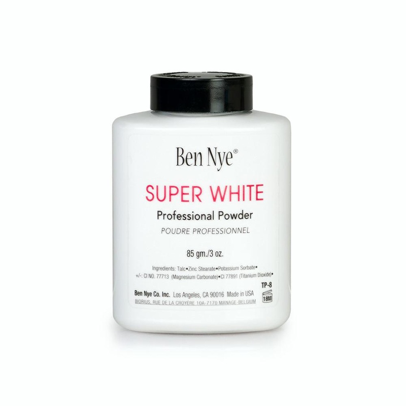 Ben Nye Super White Professional Powder 0.9 oz (MP-3) (Talc Free)