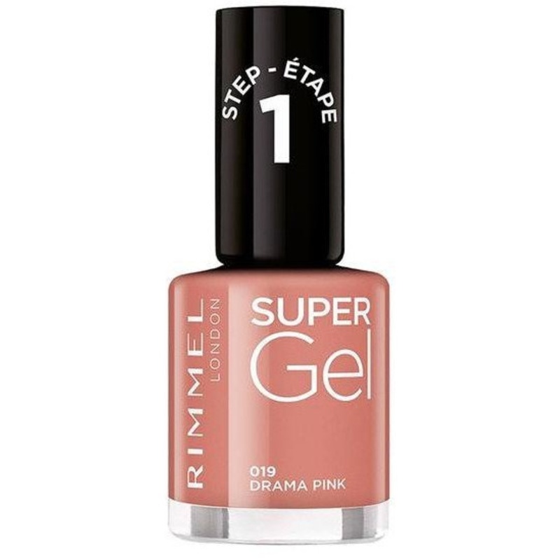 Rimmel Super Gel Nail Polish 019 Drama Pink